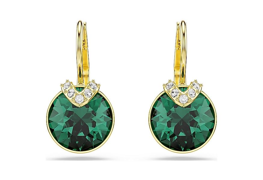 Swarovski Paar Ohrhänger Bella V Drop-Ohrhänger Rundschliff, Grün, 5735389 günstig online kaufen