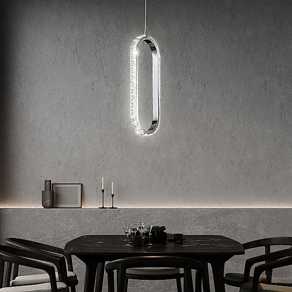 WOFI LED-Hängeleuchte, LED-Leuchtmittel fest verbaut, Warmweiß, günstig online kaufen