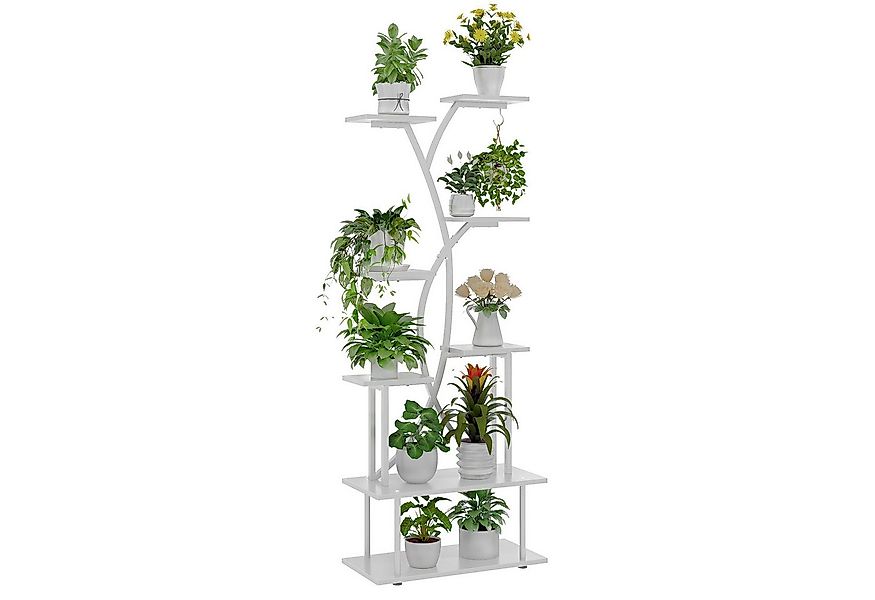 Biemlerfn Pflanzentreppe mit 8 Ebenen, 1-Haken, 1 Stück Makramee-Blumenampe günstig online kaufen