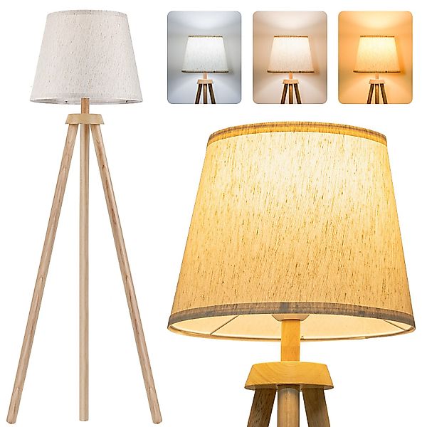Lujasi LED Stehlampe 12W Dimmbare Dreibein günstig online kaufen