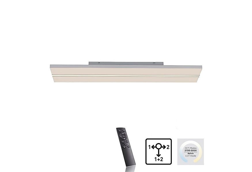 JUST LIGHT LED Deckenleuchte EDGING, CCT - über Fernbedienung, Dimmfunktion günstig online kaufen