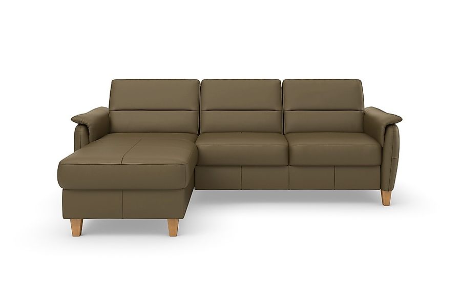 Home affaire Ecksofa »Palmera L-Form«, Federkern, wahlweise mit Bettfunktio günstig online kaufen