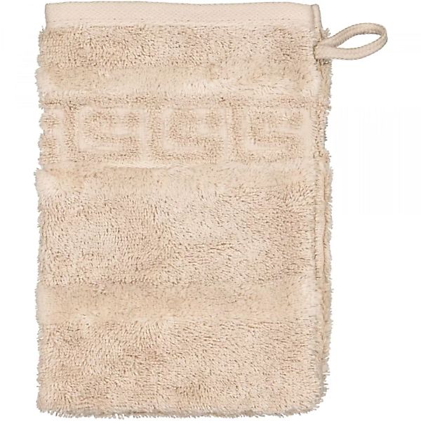 Cawö - Noblesse Uni 1001 - Farbe: 375 - sand - Waschhandschuh 16x22 cm günstig online kaufen