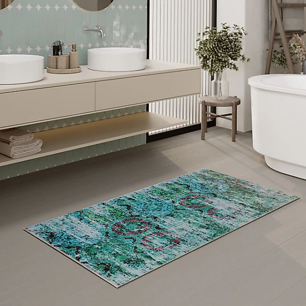 Wecon home Badematte "Beach Front" Höhe 0,5 mm fußbodenheizungsgeeignet Vin günstig online kaufen