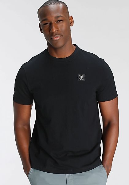 DELMAO Rundhalsshirt Kurzarm, Regular Fit, basic, günstig online kaufen