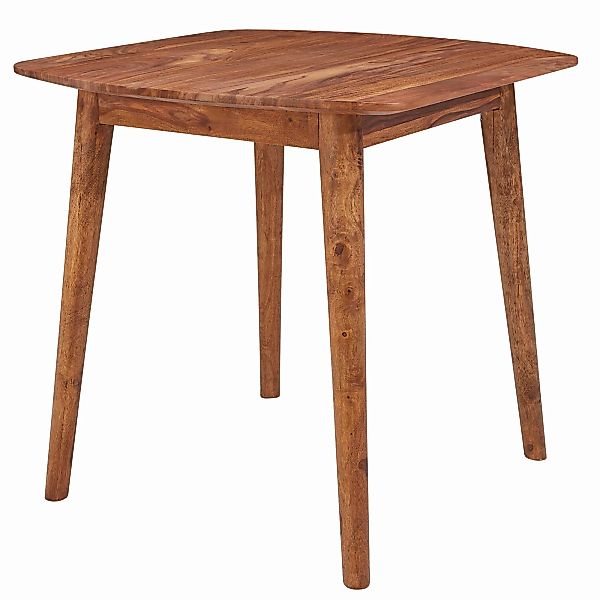 Esszimmertisch Sheesham 80x78x80 cm Massivholz Tisch | Designer Küchentisch günstig online kaufen