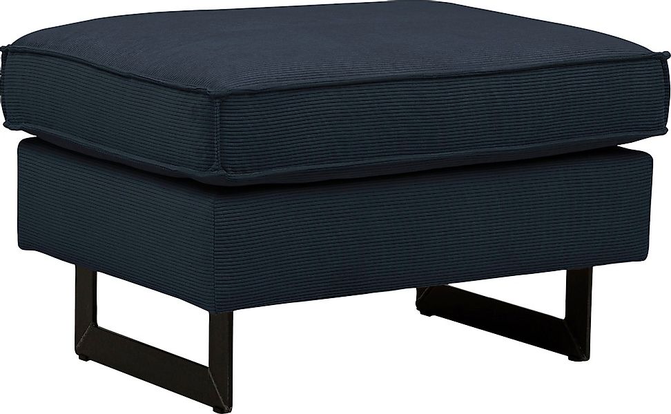 Home affaire Polsterhocker "Pinto" mit Keder, Metallfüßen und auch in Cord günstig online kaufen