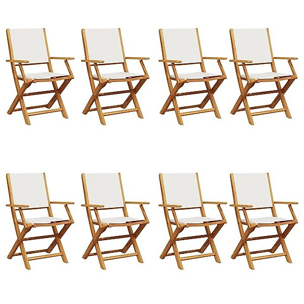 vidaXL Gartenstuhl Gartenstühle 8 Stk. Klappbar günstig online kaufen
