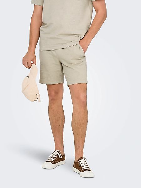 ONLY & SONS Shorts "ONSKIAN LIFE REG SEERSUCKER SHORTS NOOS" günstig online kaufen