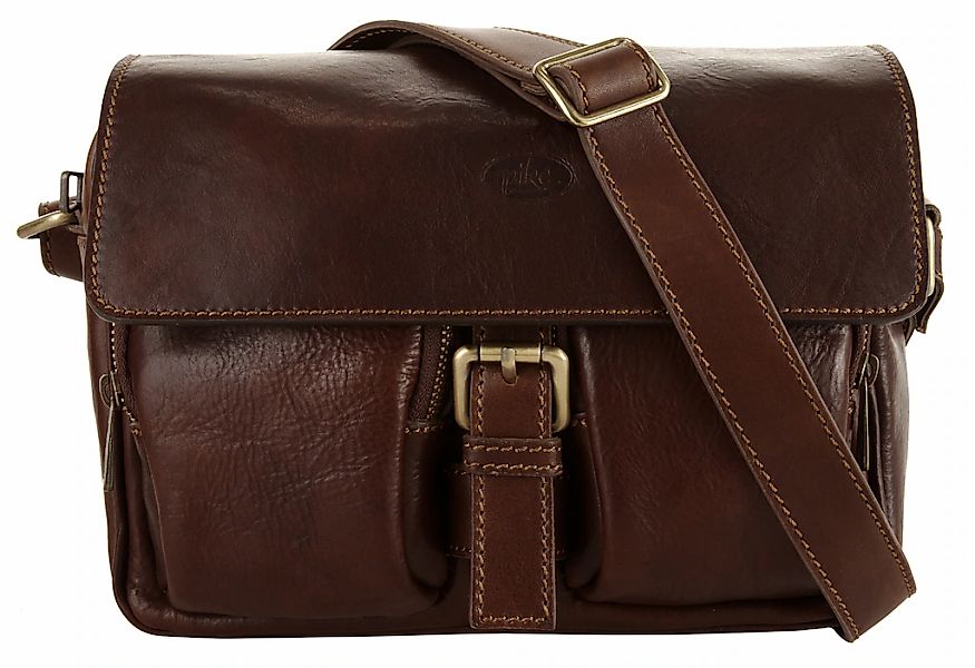 Piké Umhängetasche echt Leder, Made in Italy günstig online kaufen