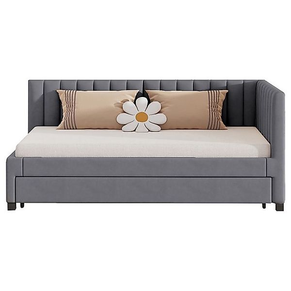 MODFU Polsterbett Schlafsofa (Ausziehbares Schlafsofa, Multifunktionsbett m günstig online kaufen