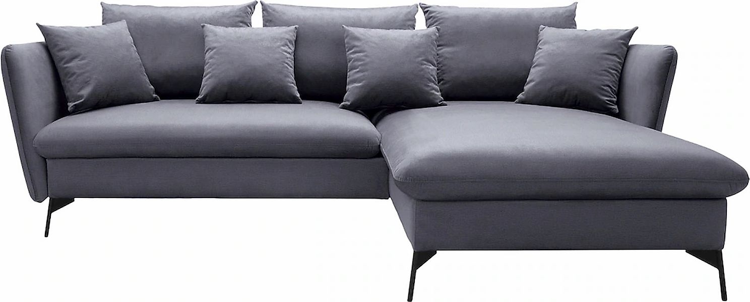 OTTO home Ecksofa "LIVORNO,258 cm, L-Form," Schlaffunktion u. Bettkasten (1 günstig online kaufen