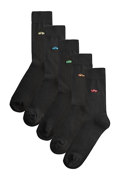 Next Kurzsocken Bestickte, lustige Socken, 5er-Pack (5-Paar) günstig online kaufen