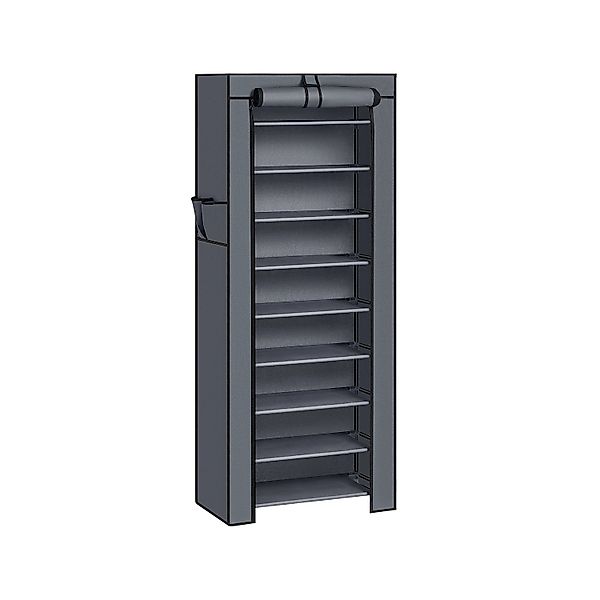 SONGMICS Stoffschrank Schuhschrank mit Ablagen, geräumig, 58x28x160 cm günstig online kaufen