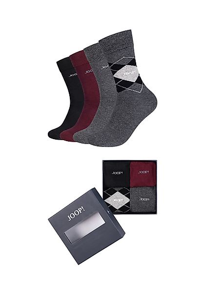 JOOP Socken "premium essentials", (4 Paar), mit elastischem Bund günstig online kaufen