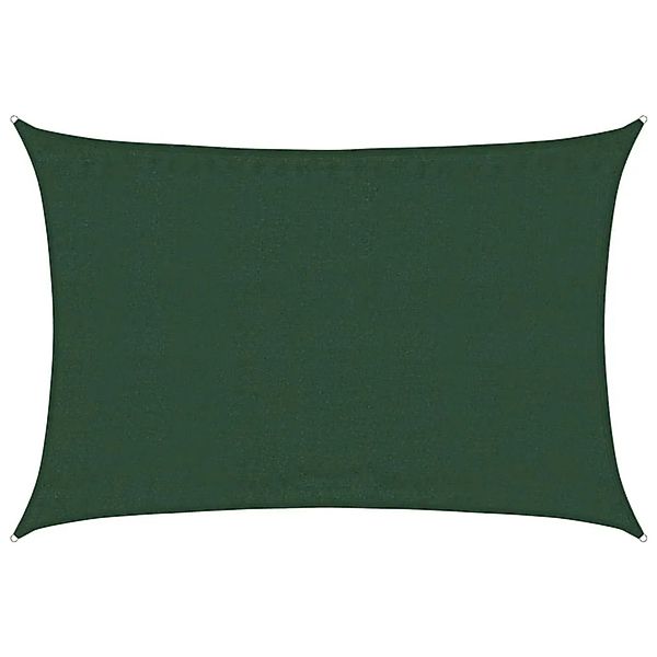 vidaXL Sonnensegel 160 g/m² Dunkelgrün 3,5x5 m HDPE 311462 günstig online kaufen