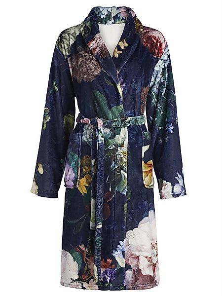 Essenza Damenbademantel Fleur, Kurzform, Polyester, Schalkragen, günstig online kaufen