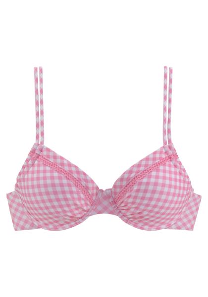 Buffalo Bügel-Bikini-Top Karo, mit Zierborte günstig online kaufen
