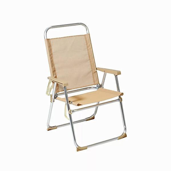 Strandkorb Beige Aluminium 22 Mm (52 X 56 X 92 Cm) günstig online kaufen