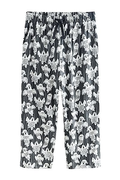 Next Pyjamahose Lange Jersey-Pyjamahose mit Streifen Halloween (1-tlg) günstig online kaufen