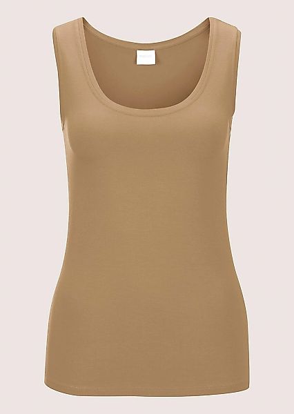 MADELEINE Trägertop "Tanktop Tanktop mit breiten Trägern" Glatte Jerseyware günstig online kaufen