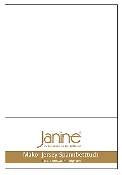 Janine Spannbettlaken "MAKO-FEINJERSEY 5007" aus 100% Baumwolle, für Matrat günstig online kaufen