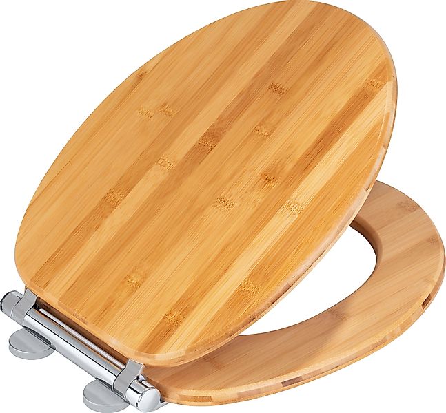 WENKO WC-Sitz Bambusa, aus Bambus, mit günstig online kaufen