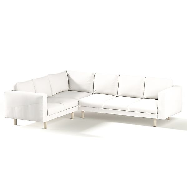 Bezug für Norsborg 5-Sitzer Ecksofa, weiss, Norsborg 5-Sitzer Ecksofabezug, günstig online kaufen