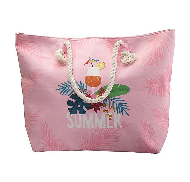 MICA Strandtasche Strandtasche - Summer - pink - ca. 38 x 14 x 37 cm günstig online kaufen