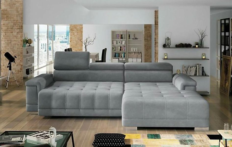 JVmoebel Ecksofa, Ecksofa L-Form Sofa Couch Design Polster Modern Textil günstig online kaufen