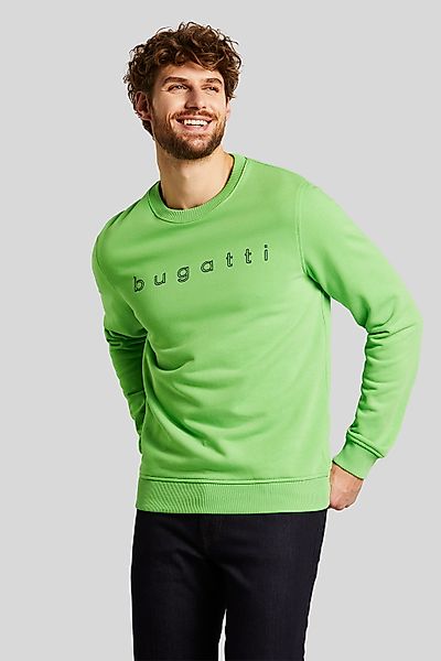 bugatti Rundhalspullover, aus Organic Cotton günstig online kaufen