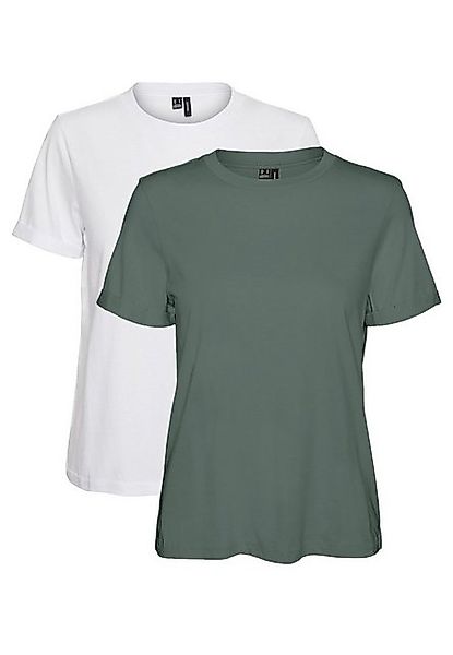 Vero Moda T-Shirt (2-tlg) VMPAULA S/S T-SHIRT NOOS günstig online kaufen
