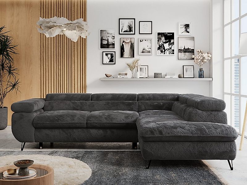 MKS MÖBEL Ecksofa PETER L, Set, Ecksofa L-form, HR35-Schaum, Wellenfederker günstig online kaufen