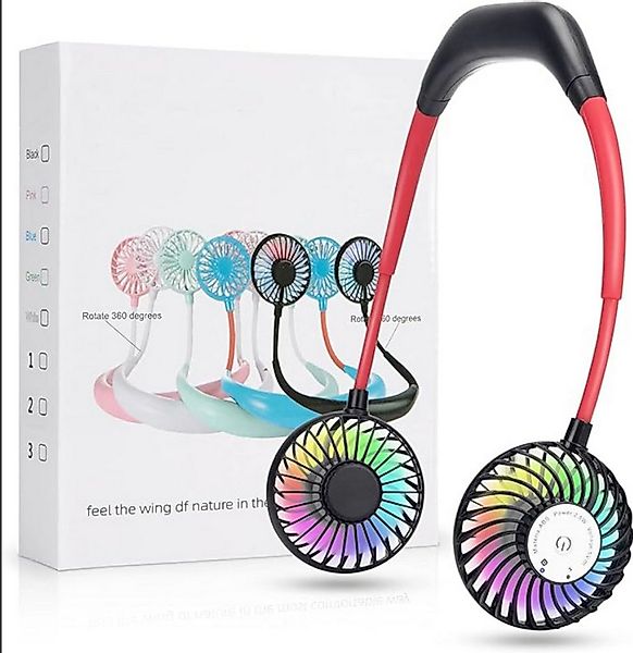 NASUM Handventilator Aroma Therapy Nackenlüfter - Tragbarer Halsventilator günstig online kaufen
