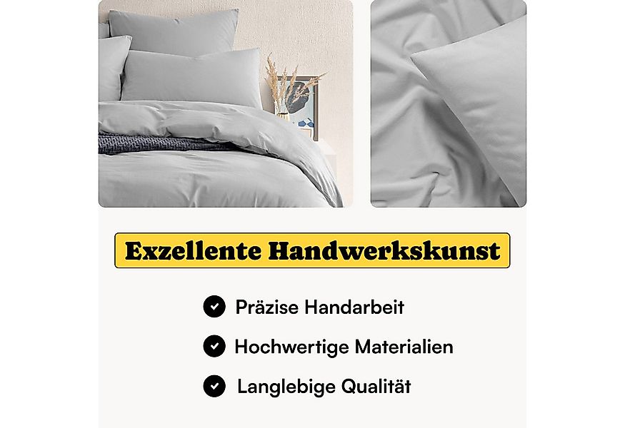 Seralino Kissenbezüge Perkal Kissenbezug (100% Baumwolle) weich angeraut, h günstig online kaufen