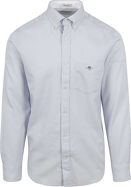 Gant Casual Hemd Honeycomb Texture Hellblau - Größe 3XL günstig online kaufen