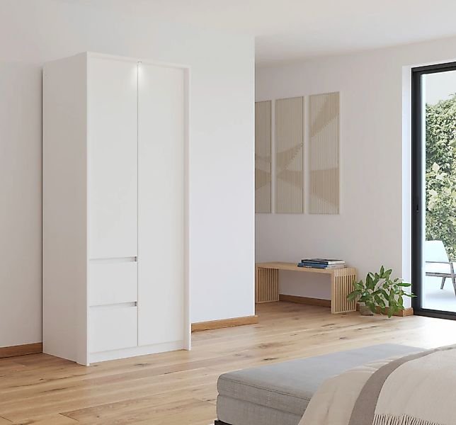 rauch Drehtürenschrank "Mainz mit Passepartout", optional mit Beleuchtung, günstig online kaufen