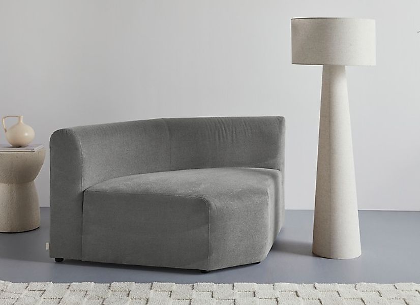 LeGer Home by Lena Gercke Sofa-Eckelement »LYZA mit gerundeter Rückenlehne, günstig online kaufen
