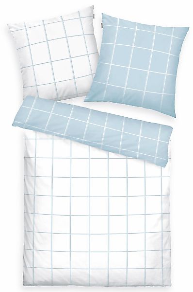 TOM TAILOR HOME Bettwäsche "LARGE CHECK in Gr. 135x200cm oder 155x220cm" 2 günstig online kaufen