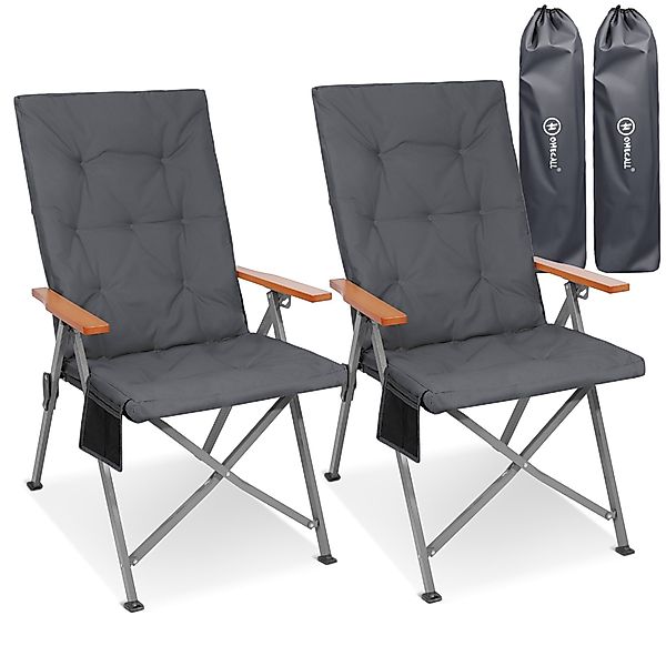 HOMECALL Campingstuhl Faltbar Hochlehner Luxus Klappstuhl günstig online kaufen