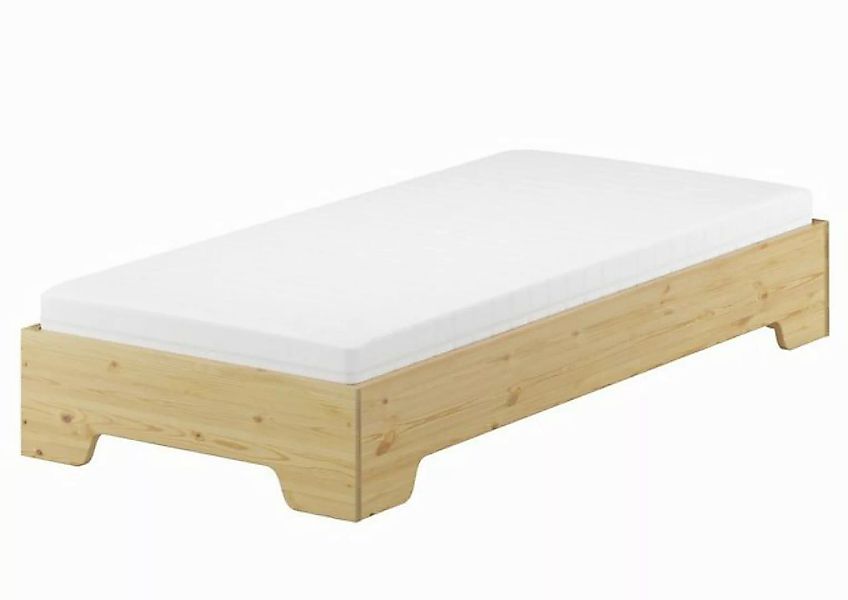 ERST-HOLZ Bett Kastenbett Massivholzbett Gästebett Kiefer massiv 90x190, Ki günstig online kaufen