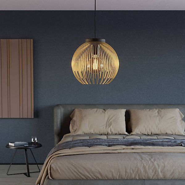 EGLO Hängeleuchte VENEZUELA Pendellampe, Esszimmerlampe, Metall, schwarz, g günstig online kaufen