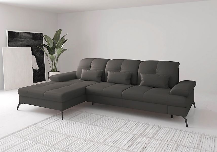 sit&more Ecksofa "Amica, L-Form, inkl. Sitztiefenverstellung & Armteilverst günstig online kaufen