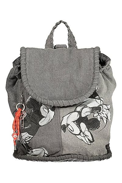 Desigual Rucksack, Stylischer Damen-Rucksack in Grau - mit Mickey Mouse und günstig online kaufen