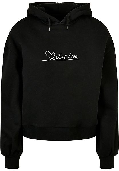 Merchcode Kapuzenpullover "Merchcode Damen Ladies Just love Organic Oversiz günstig online kaufen