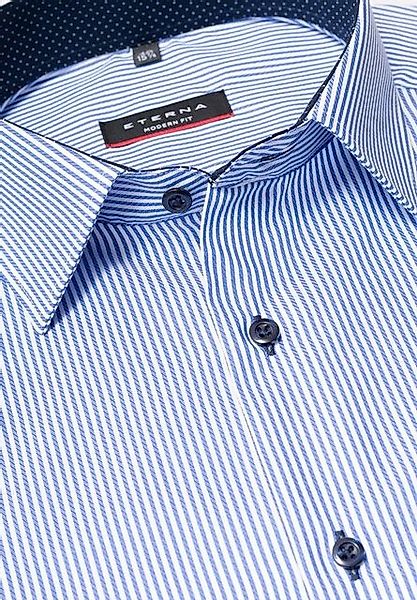Eterna Blusenshirt Hemd 8992 X14P, dunkelblau günstig online kaufen