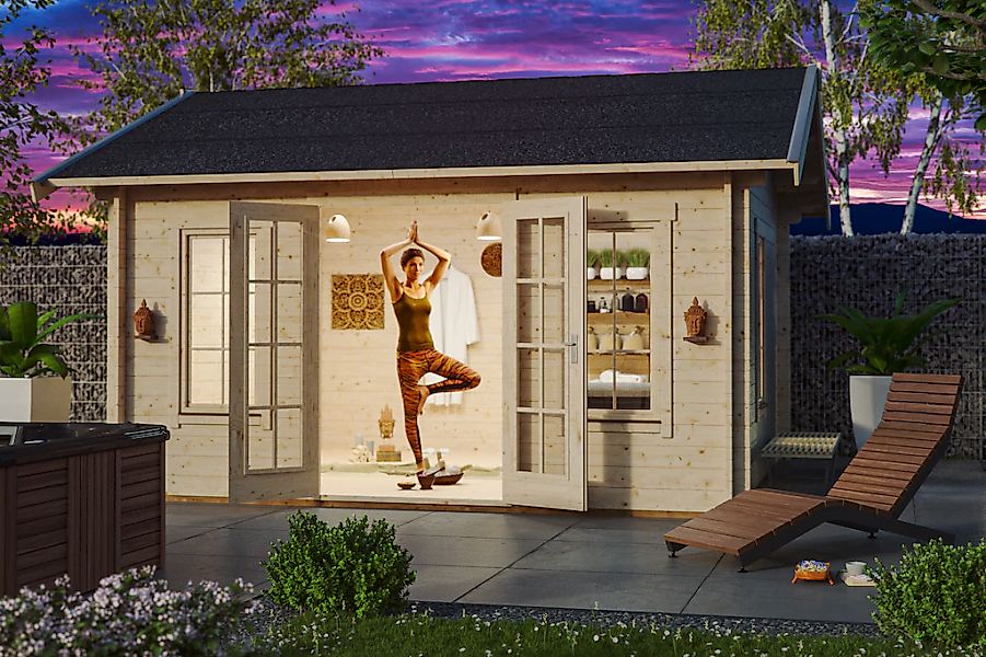 Skanholz Gartenhaus "Montreal 2" mit 2. Schalung günstig online kaufen