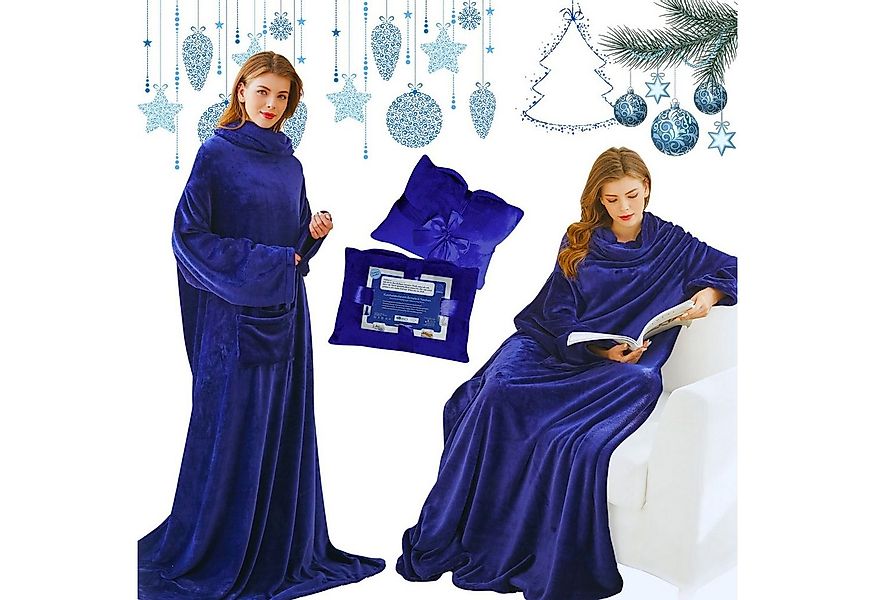 Wohndecke Kuscheldecke mit Ärmeln, Geschenk für Frauen zum Geburtstag, Luca günstig online kaufen