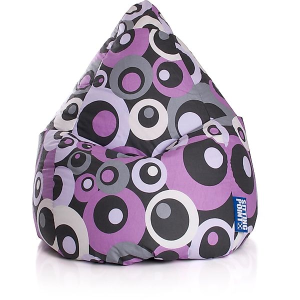 Sitting Point Sitzsack Malibu 220 l Lila Bunt günstig online kaufen