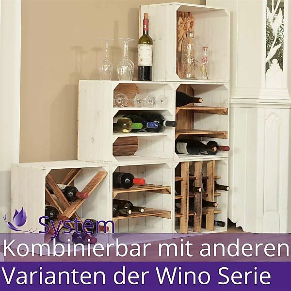 CHICCIE Weinregal Wino Flaschenregal aus Holz günstig online kaufen